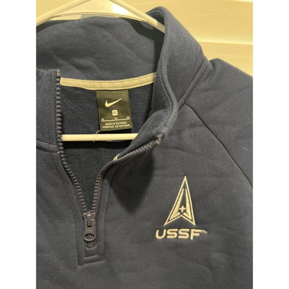 Nike Thick US Space Force USSF 1/4 Zip Pullover - Size XL - Picture 2 of 3